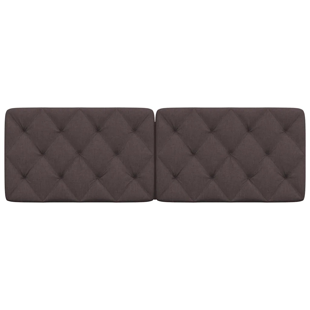 Cuscino Testiera Marrone Scuro 160 cm in Tessuto 4019229