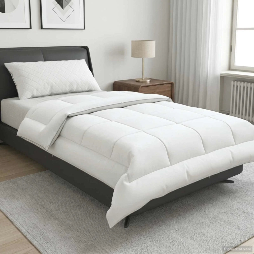 Piumone TRIER 155x200 cm 4 stagioni 350 GSM Bianco 3440824