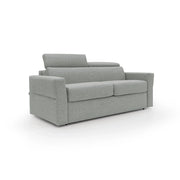 Avalon Divano letto con materasso H18 180 cm (mat. 120x197 cm) grigio chiaro