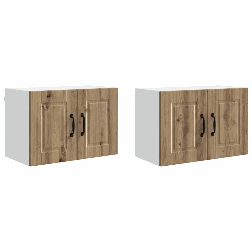 Armadietto a muro PORTO 2 pcs Rovere artigianale