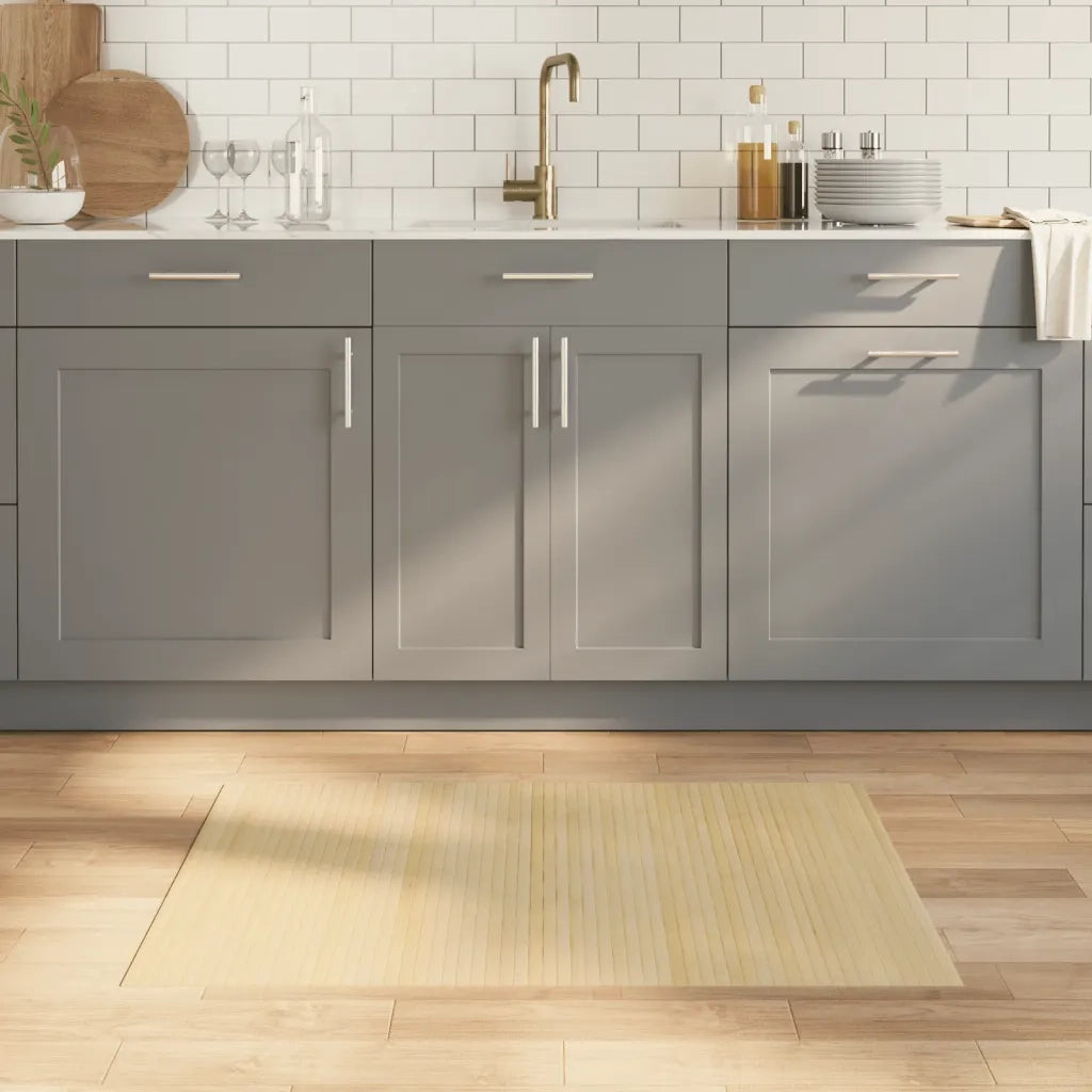 Tappeto Rettangolare Natura Chiaro 70x100 cm in BambÃ¹