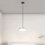 Trade Shop - Lampadario A Sospensione Led 40w Argento Cerchio Tondo Moderno Minimal Luce 6500k 32941 -
