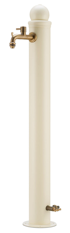 Fontana da Giardino con Doppio Rubinetto Belfer 42/ARRM Avorio