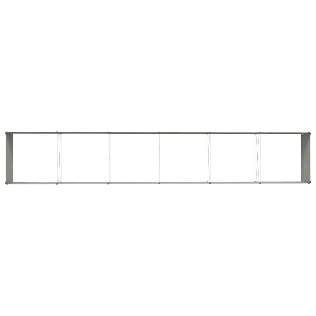 Fioriera Avorio 580 x 100 x 45 cm Acciaio zincato