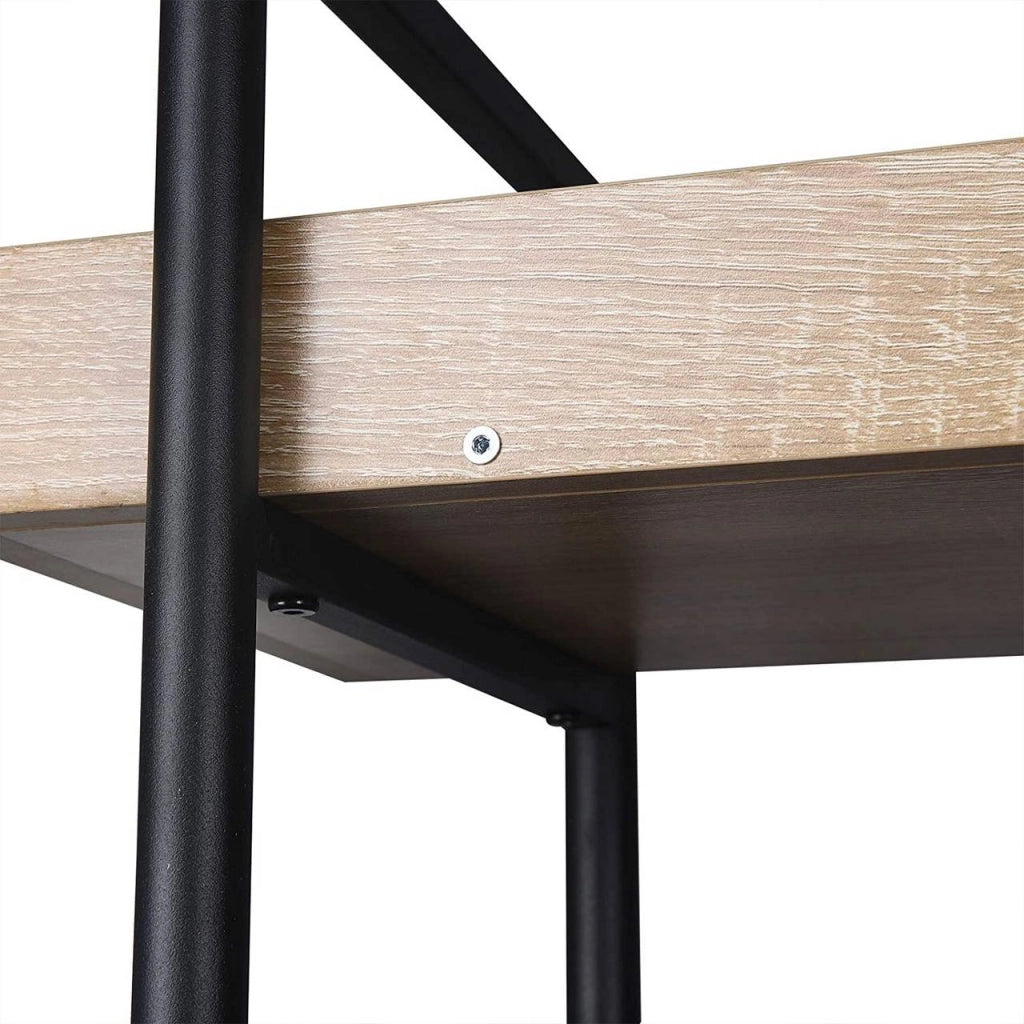 Scaffale indipendente con 5 ripiani 91 × 25,5 × 173 cm rovere chiaro 19_0000144