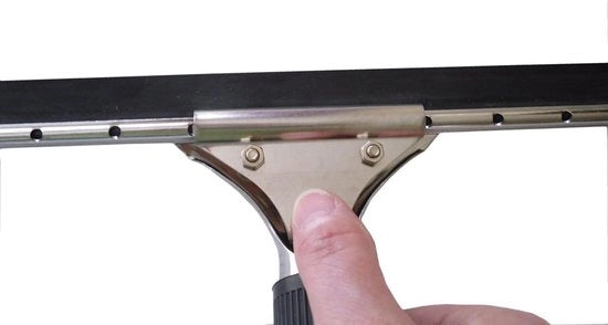 Wischers per finestra in acciaio inossidabile con lama in gomma - 15cm/25cm/35cm/45cm - pulitore di schermo doccia bagno pavimento finestra