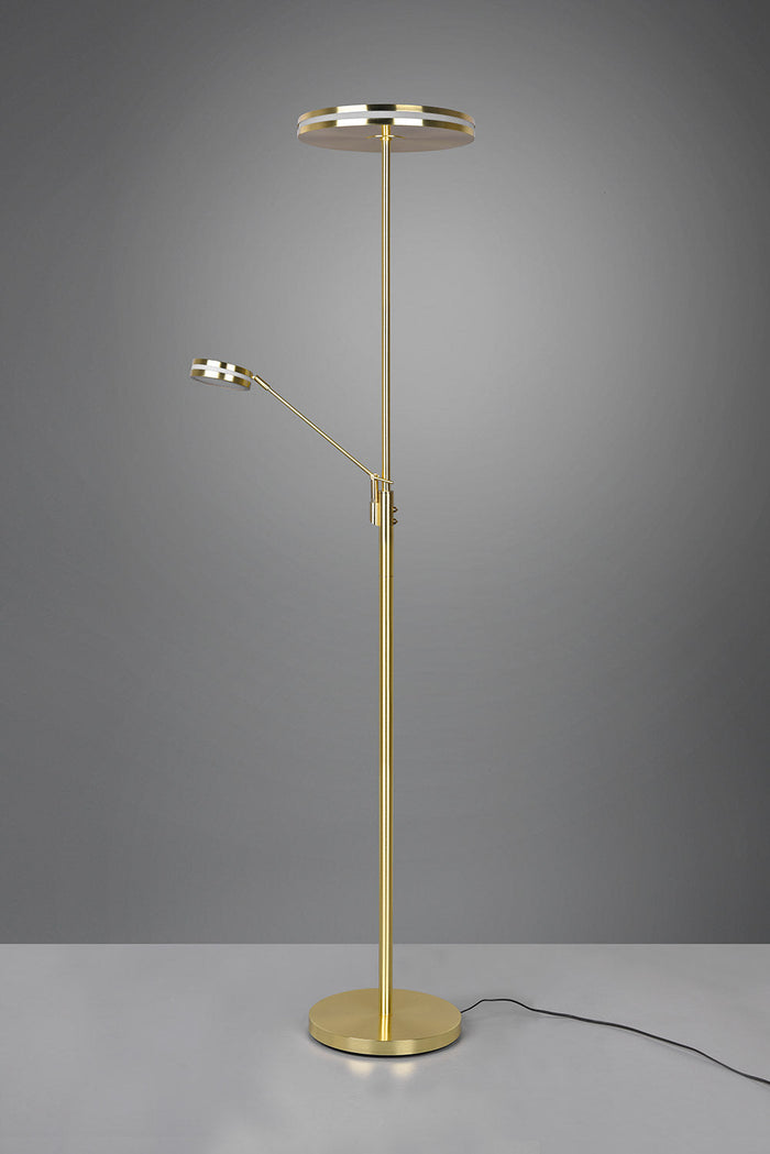 Piantana da Interno a LED SMD in Metallo Ottone Opaco