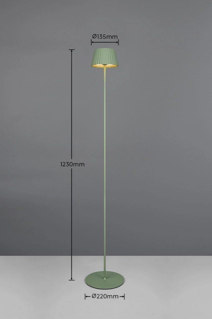 Lampada da esterno a batteria LED 2W pistacchio SUAREZ