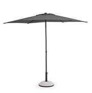 Ombrellone da Giardino Ø270x220 cm in Acciaio Samba Grigio