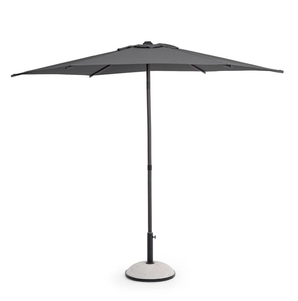 Ombrellone da Giardino Ø270x220 cm in Acciaio Samba Grigio