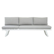 Set angolare Tunisi MOIA con divani/lettino bianco