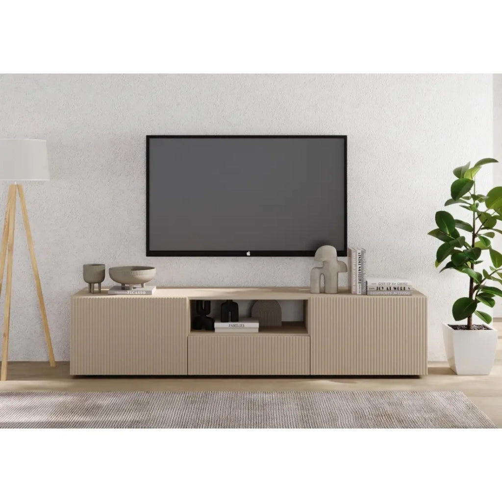 Mobile TV SCENA – L184 x H43 x P42 cm – Colore Cashmere