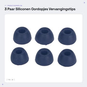 3 Paia di Orecchini di Silicone per Sostituire i Tappi per Cuffie Infradotte