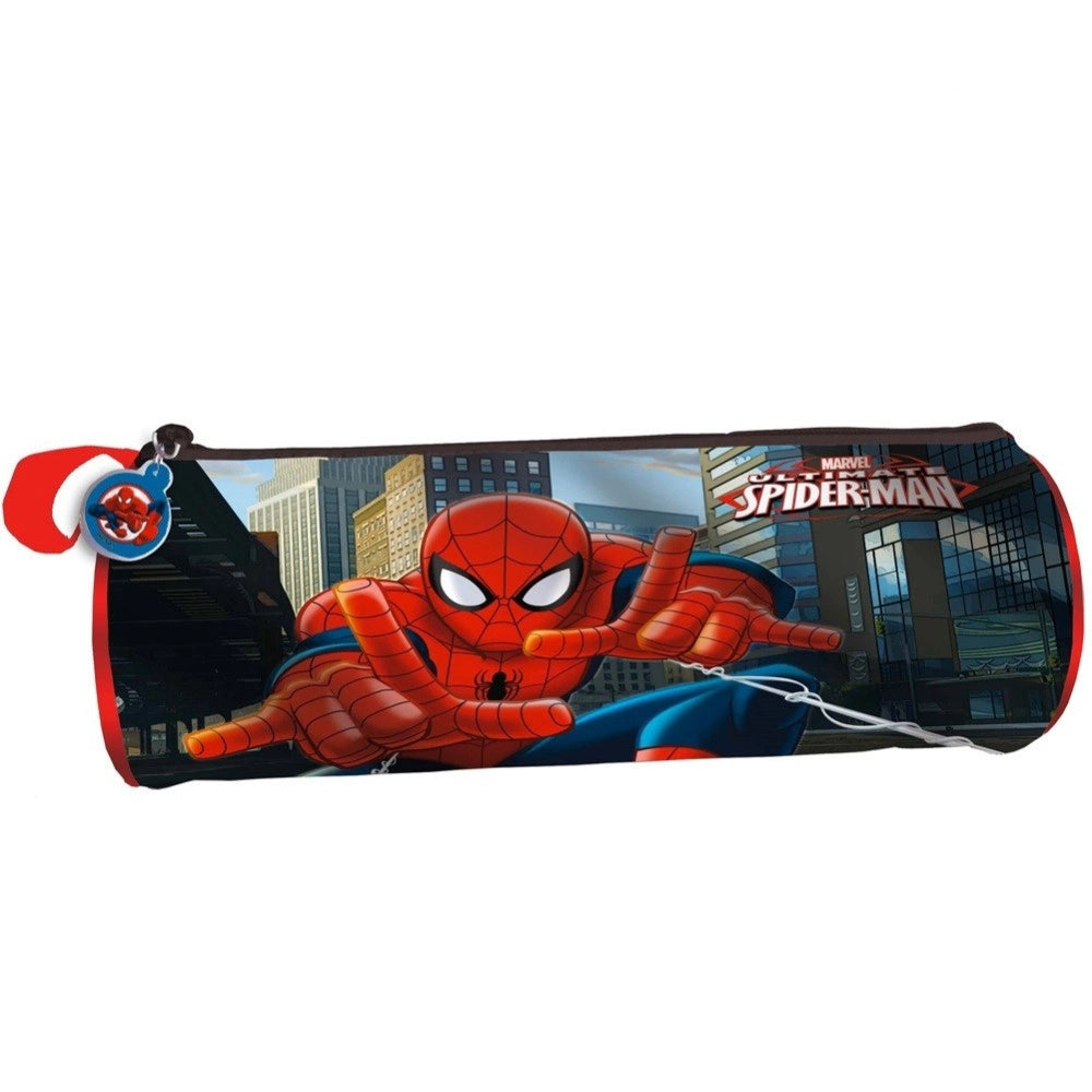 Trade Shop - Astuccio Tombolino Portapastelli Spiderman Uomo Ragno 22 Cm Scuola -