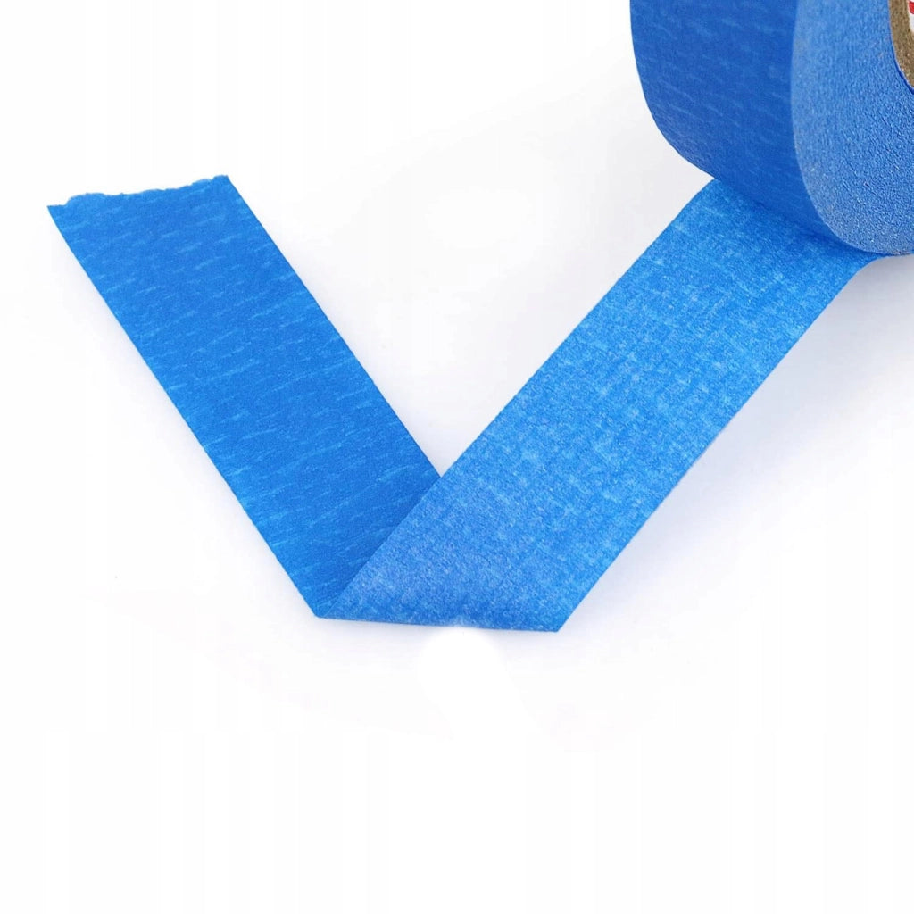 Nastro Adesivo per Verniciatura 48 mm x 50 m – Precisione e Facilità di Rimozione | Carta Crepata, Colla Acrilica, Blu