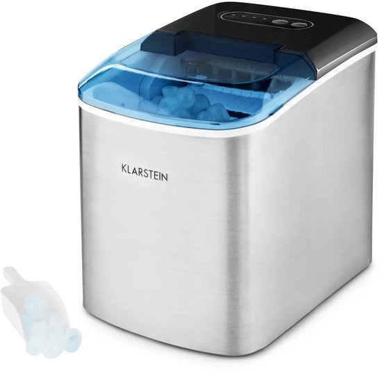 Macchina per blocchi di ghiaccio per 12 kg di ghiaccio ogni 24 ore - 2 dimensioni, 2,1 L serbatoio d'acqua, auto-pulente, acciaio inossidabile