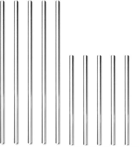 Set di Spazzole per bicchieri 10 pezzi - Resistenti al calore - Vetro borosilicato - Per bevande calde/fredde - Resistenza chimica - Facili da pulire - Spazzola a miscela