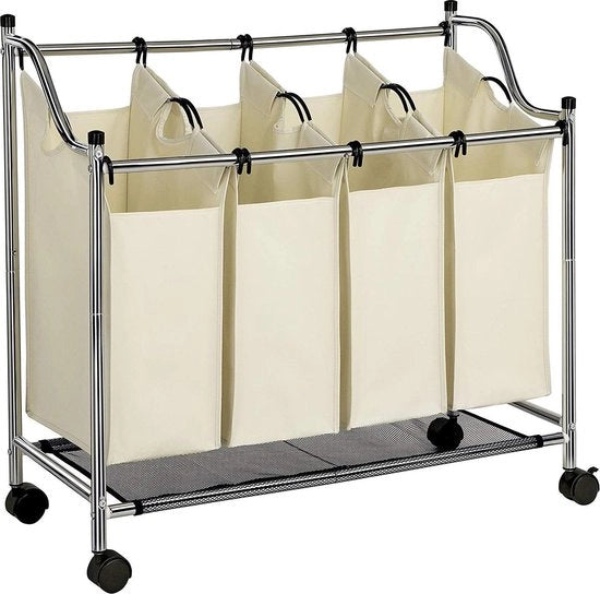 Lavatrice a 4 vaschette 140L con 4 cassettoni beige