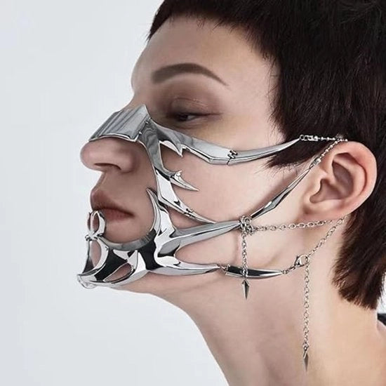 Maschera Metallica Unisex per Festa/Gala - Accessori - Regalo di Halloween - Maschera