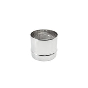 Raccordo inox m da 150mm per collegare tubo rigido a tubo flessibile