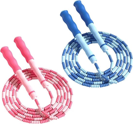 Tessuto a Spring per Bambini - 2 Pezzi, Perle, Tangle Gratuito, 2,7m Adattabile - Per Principianti e Studenti