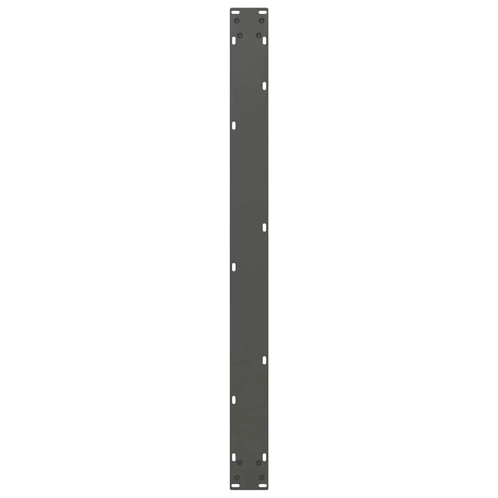 Set di 2 gambe regolabili a forma di U per tavoli e scrivanie da 100 x 72-73 cm in acciaio antracite 02_0057438