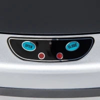 Homcom Pattumiera in Acciaio Inox con Apertura Automatica con Sensore 48 Litri