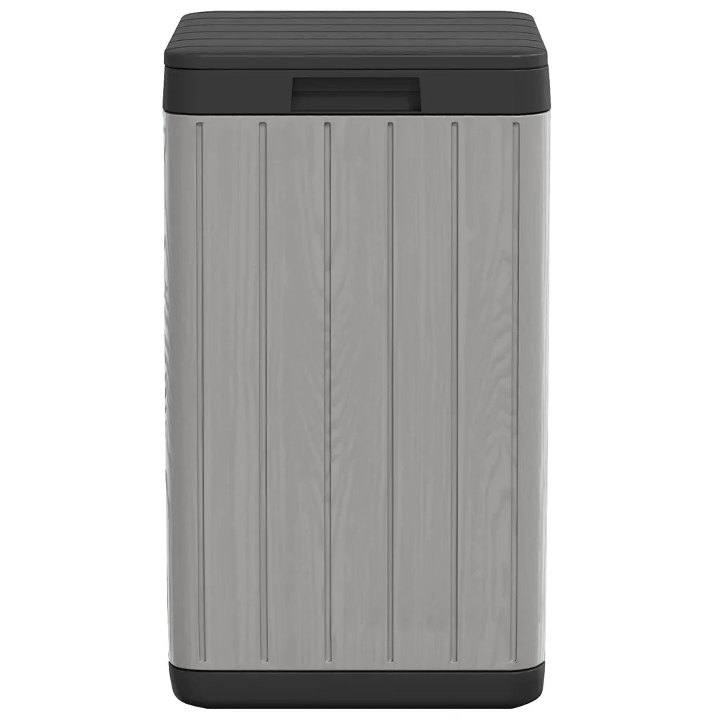 Cestino per Rifiuti da Esterno Grigio 38x38x65 cm in PP CFW5692732