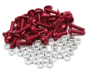 Set di viti a 6 facce - M6 - 35 pezzi - lega di alluminio - resistente alla corrosione - installazione facile - viti per motori