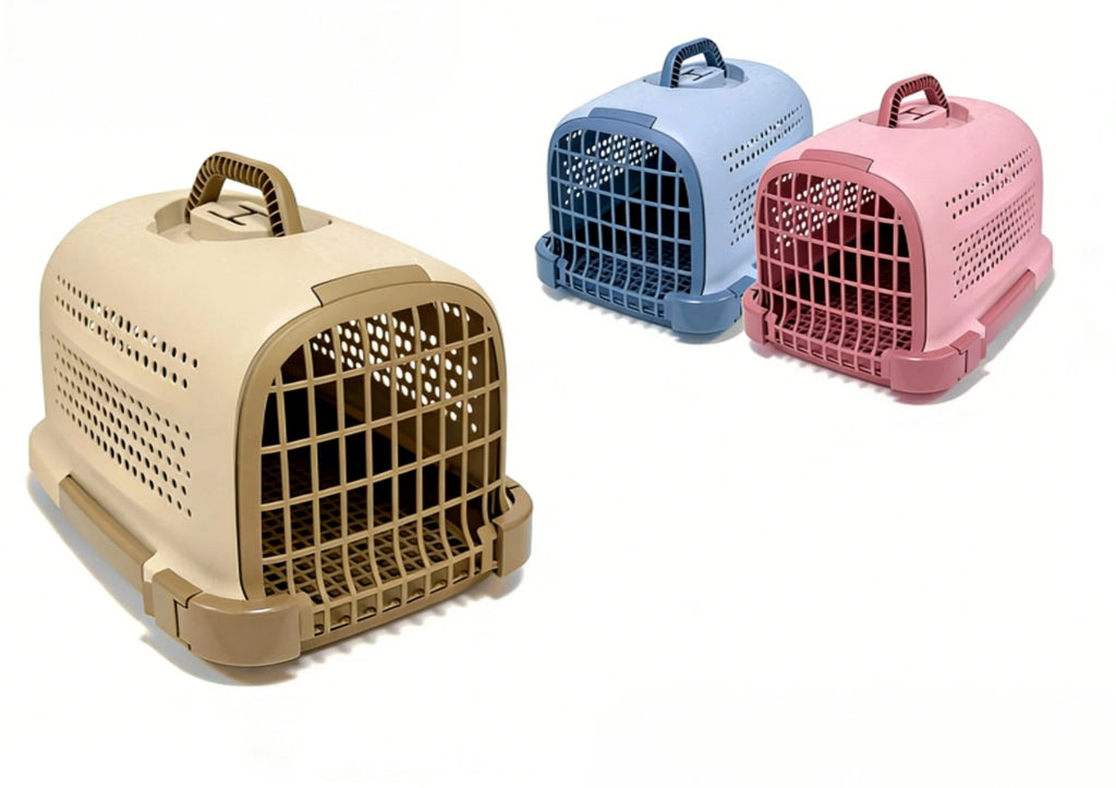 Trasportino per Animali Domestici ¨C zephmum ¨C Gabbia Rigida Ventilata per Gatti e Cani Piccoli