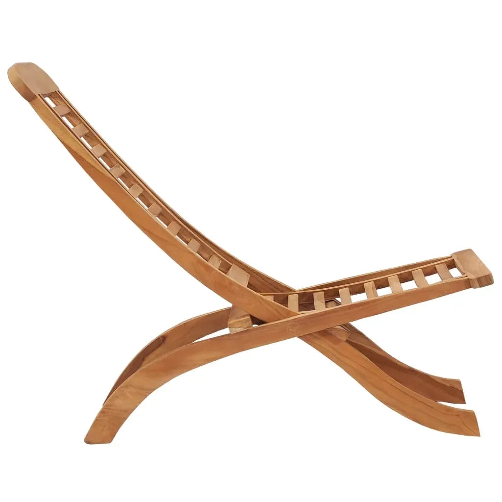 Sedia da Giardino | Sedie da Esterno Pieghevole 50x90x69 cm Legno Massello di Teak