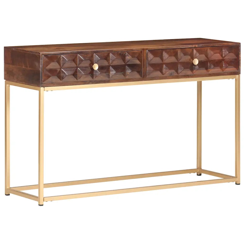 Consolle 122x36x75 cm in Legno Massello di Mango 323406