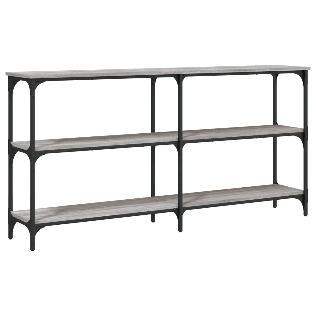 Tavolo Consolle | Tavolo d'Ingresso Grigio Sonoma 150x29x75 cm in Legno Multistrato