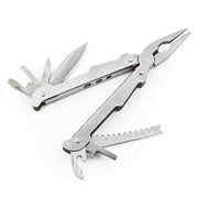 Trade Shop - Pinza Tascabile Multifunzione Con 15 Funzioni In Acciaio Con Astuccio Utensile -
