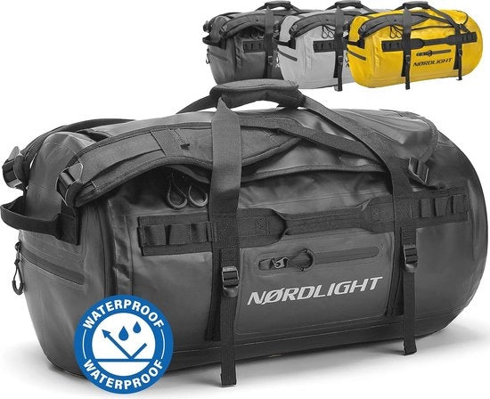 Borse da Viaggio Idrorepellenti con Funzione Zaino - 60L per Avventure, Fitness e Week End