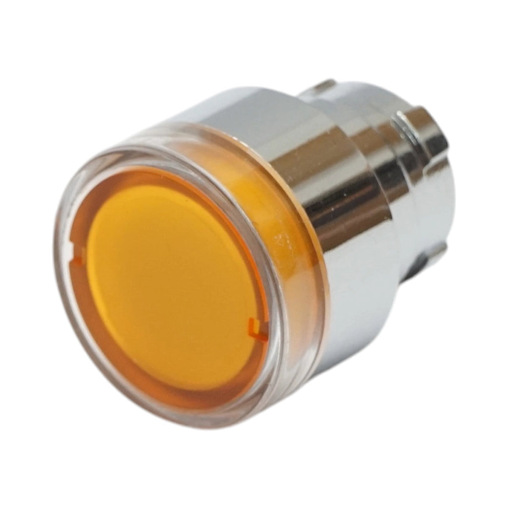 Testa del pulsante di comando illuminata gialla Ø 22mm LAY5 Breckner Germany