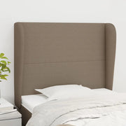 Testiera ad Orecchio Tortora 83x23x118/128 cm in Tessuto 3117654