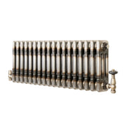 Radiatore 3 Colonne Orizzontale Metallo Grezzo 300 x 830 mm TRV