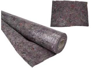 FELTRO ASSORBENTE CON ANTISCIVOLO DI PROTEZIONE  rotolo da mt.25x1h.gr.220mq.    FEUDO