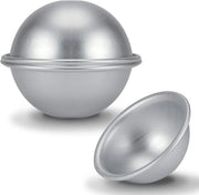 Stampo a forma di mezza circonferenza 10 cm in alluminio - Stampo per dessert e pudding a forma di mezza circonferenza con design bikini