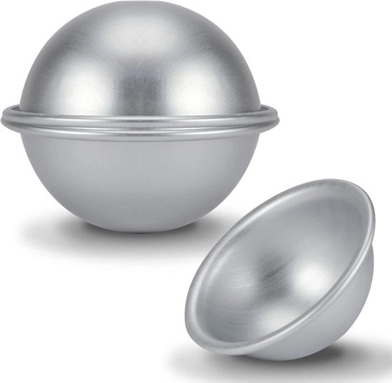 Stampo a forma di mezza circonferenza 10 cm in alluminio - Stampo per dessert e pudding a forma di mezza circonferenza con design bikini