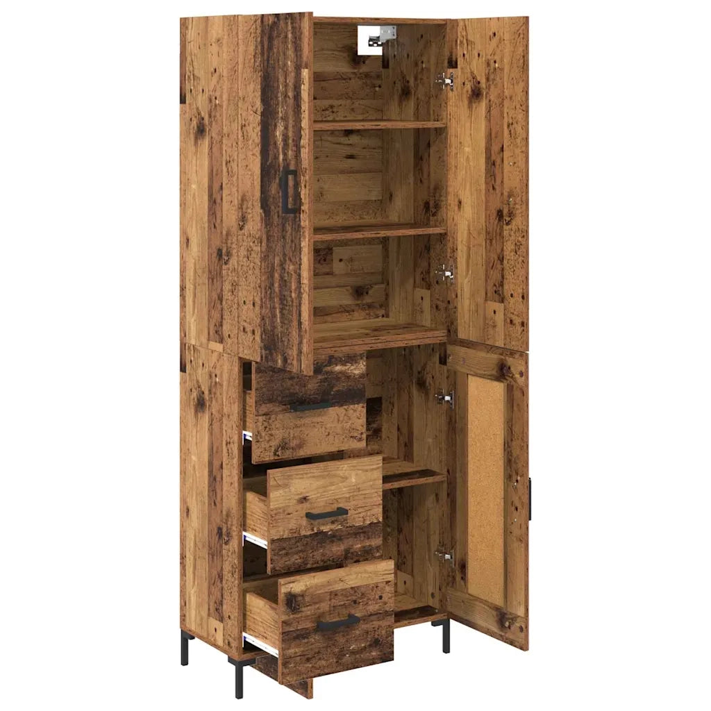 Credenza Legno vecchio 69,5 x 34 x 180 cm Legno multistrato