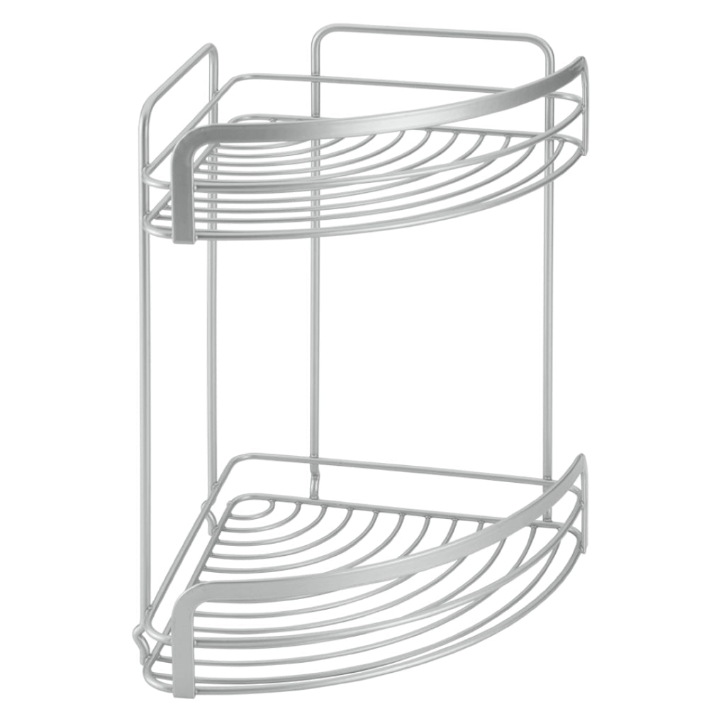 Cestello Angolare Per Doccia A 2 Ripiaiani 20X20X30 Polytherm - Metaltex