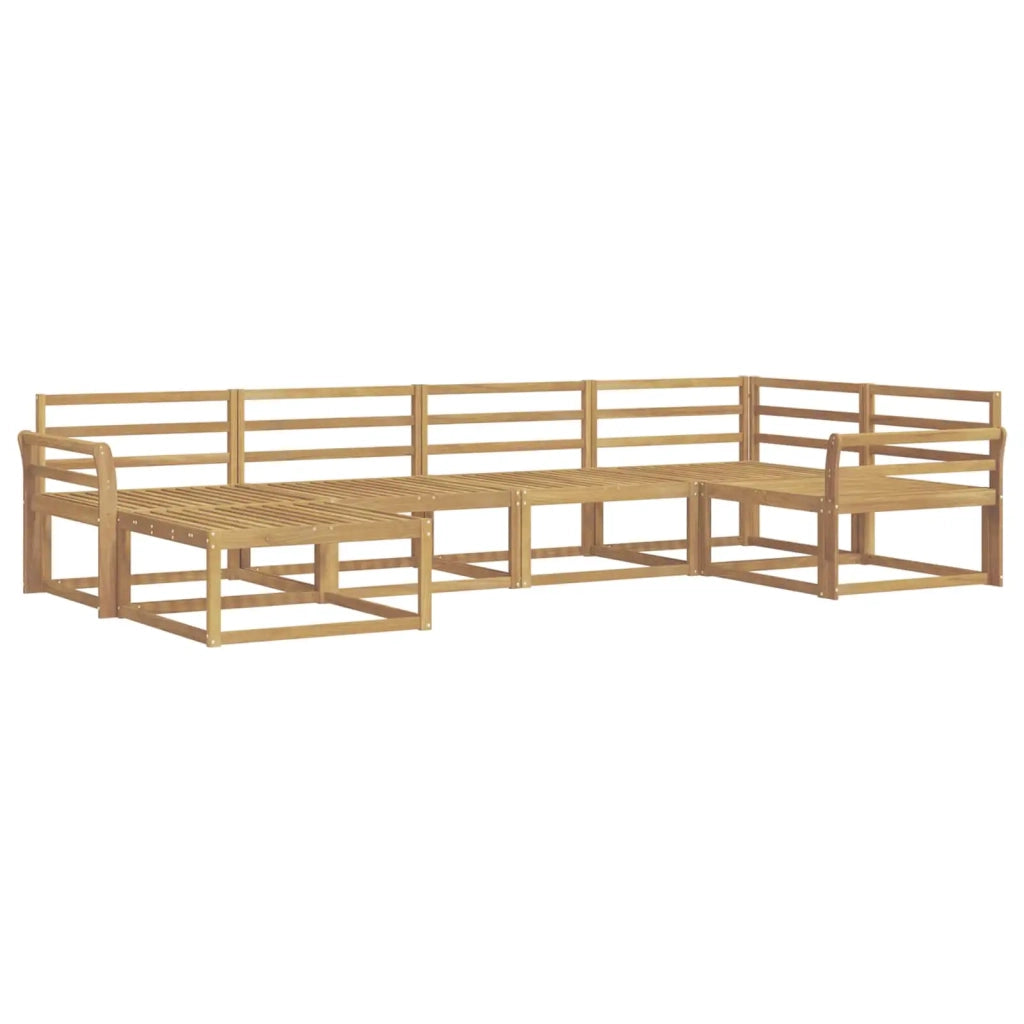 Set di divani da esterno 6 pcs Bianco 329 x 170,5 x 73 cm 3386688
