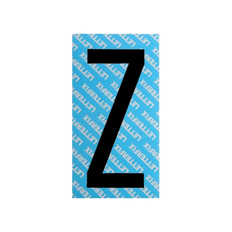 Lettera Adesivo Nero Serie T80 Z Letterfix