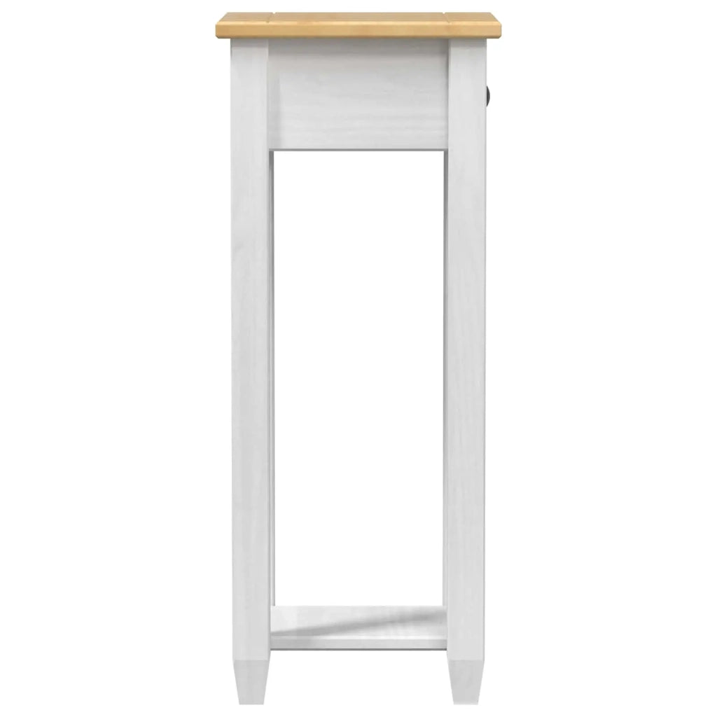 Supporto per piante Bianco 30 x 30 x 73 cm Pino massello 42024943