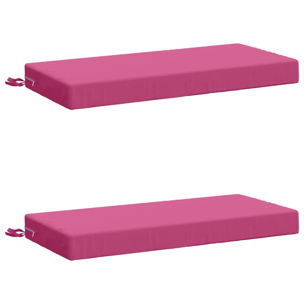 Cuscini per Panchina a 2 Pezzi SOEST 2 pz 100% Poliestere Rosa 949593