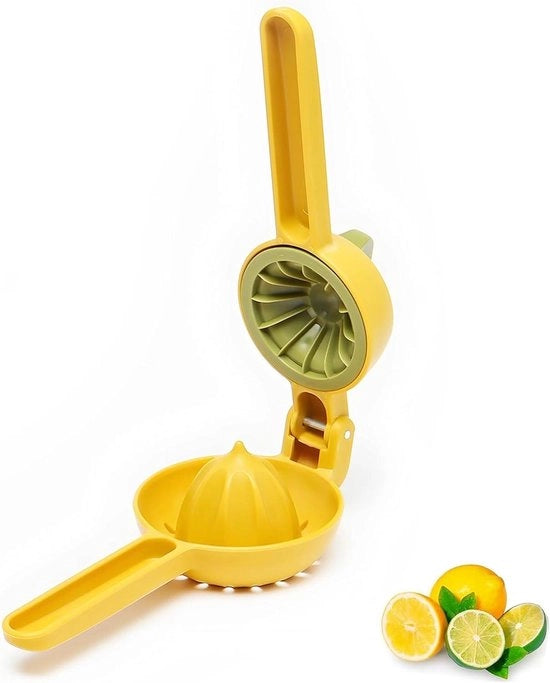 Citruspressa manuale portatile per arance, limoni e pompelmi - Lega di alluminio, trasportabile, per cucina e ristorante