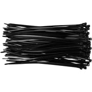 Topex 01-602 fascette a cravatta ta, 2.5 x 200 mm, nero, 100 pezz