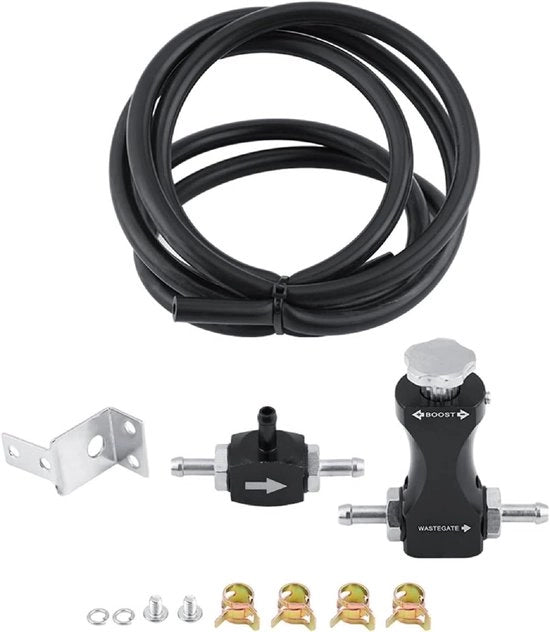 Valvola di scarico turbo regolabile - Controllo di boost - Ottimizzazione del turbo - Regolatore di pressione adattabile - Verbale tecnico: 1 pezzo, 1/8" NPT, 1/4" NPT, 6 bar